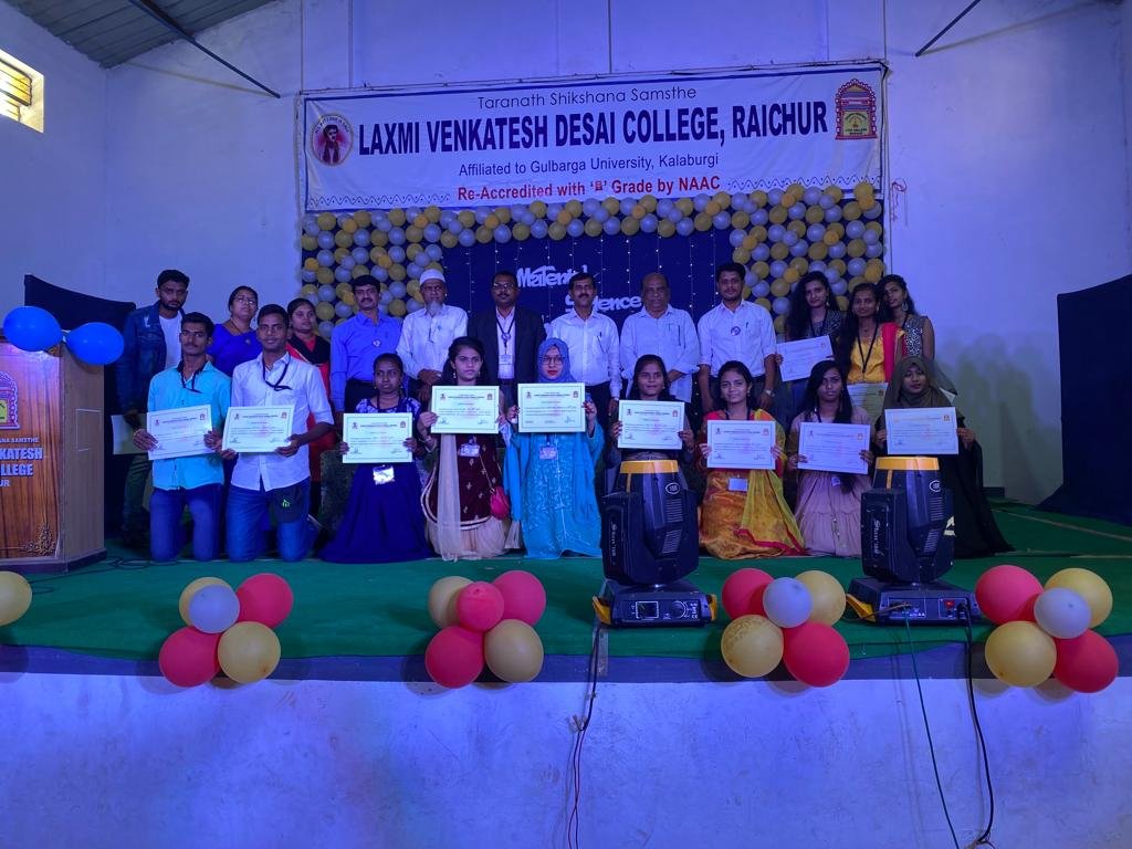 Students appreciated for participating in e-poster competition