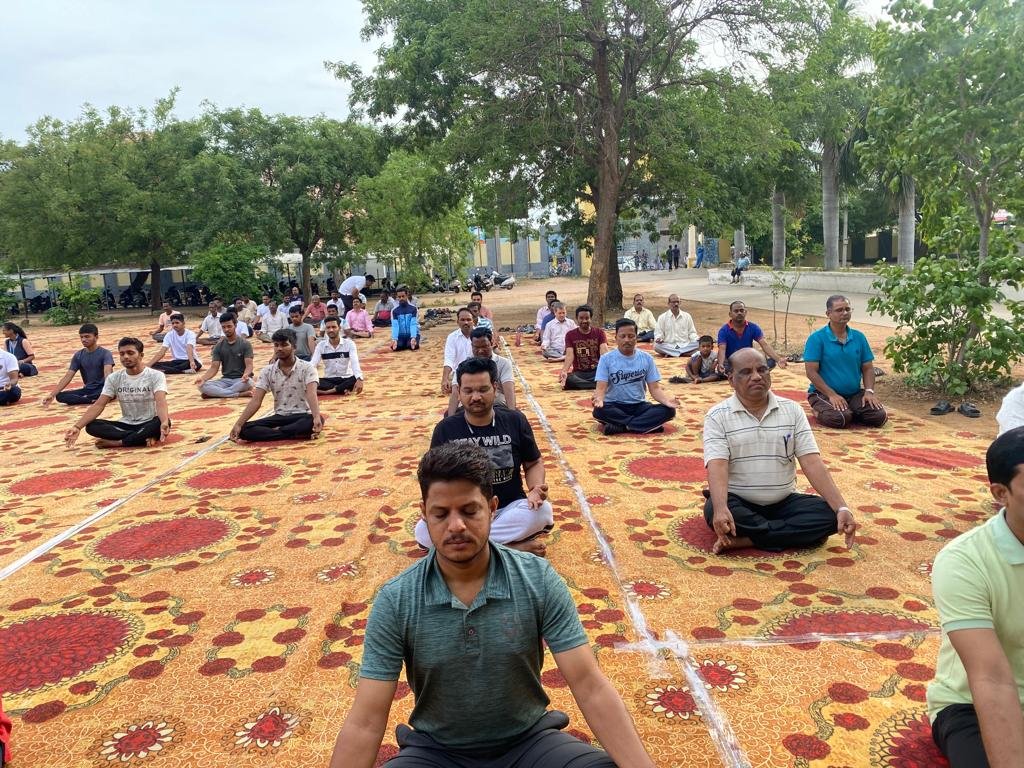 Participation in International Yoga Day